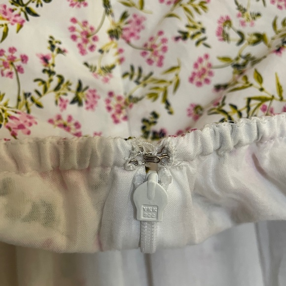 J. Crew Eden Poplin Meadow Floral Midi Short Sleeve Lower Back Cutout Dress 4 - Picture 10 of 16